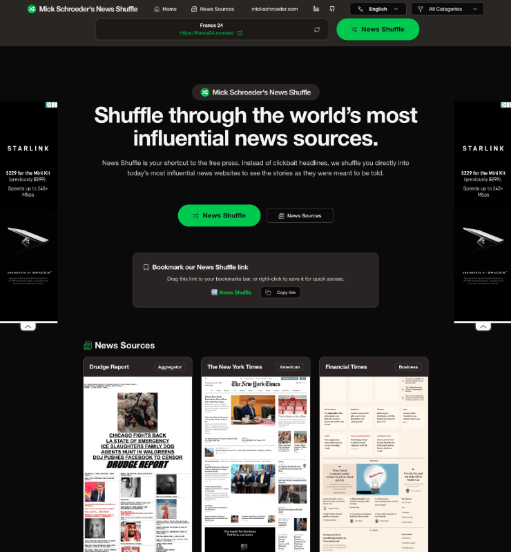 News Shuffle screenshot