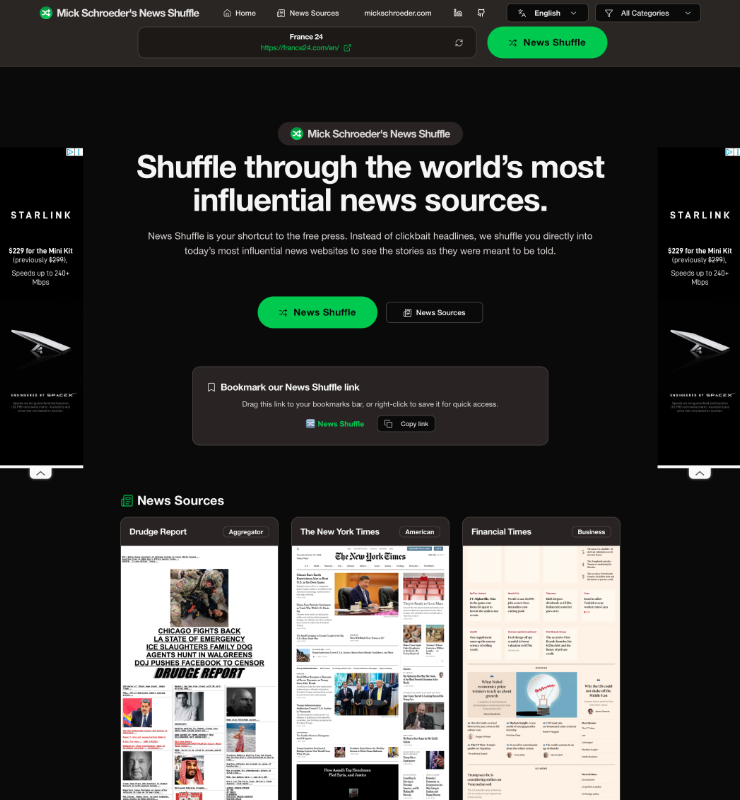 News Shuffle screenshot