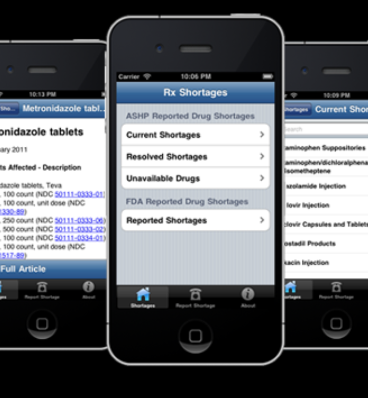 RxShortages screenshot