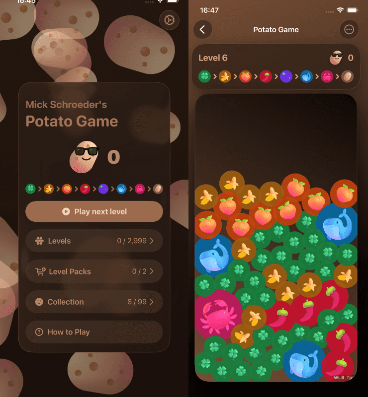 Potato Game screenshot